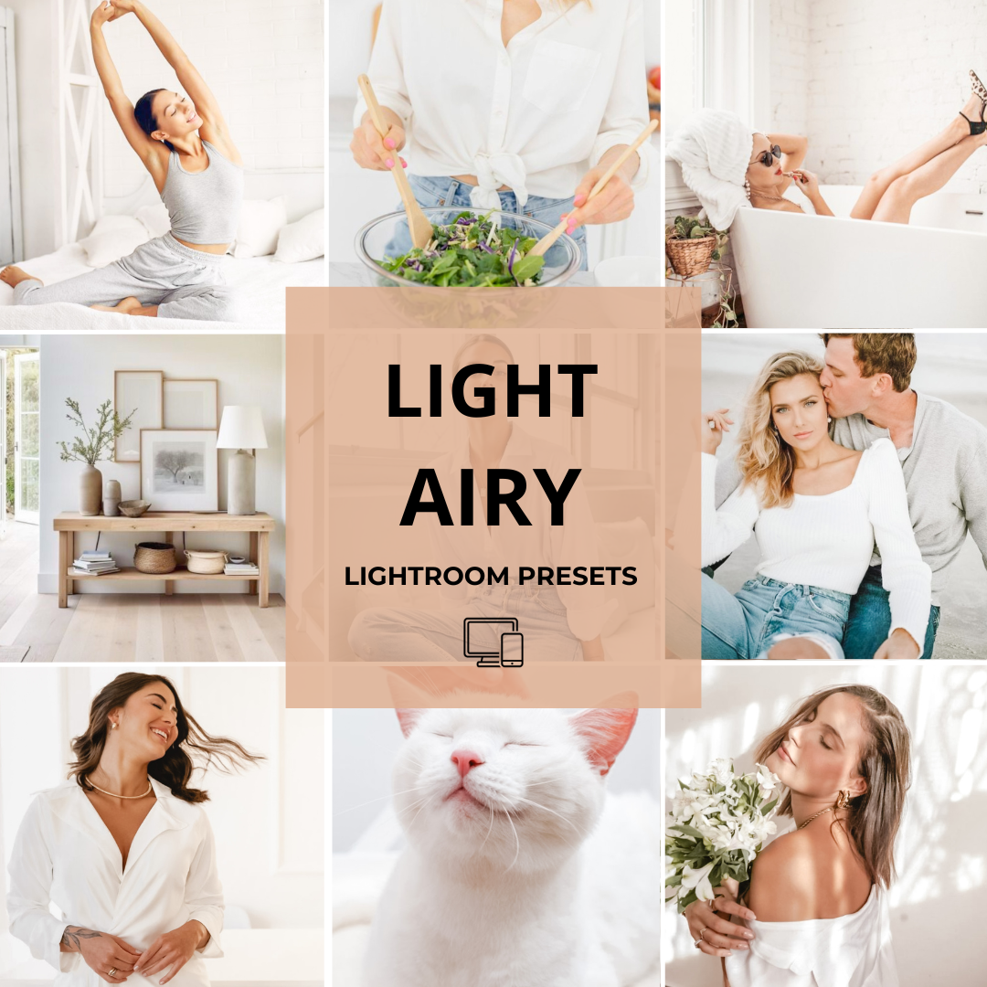 LIGHT & AIRY LIGHTROOM PRESETS