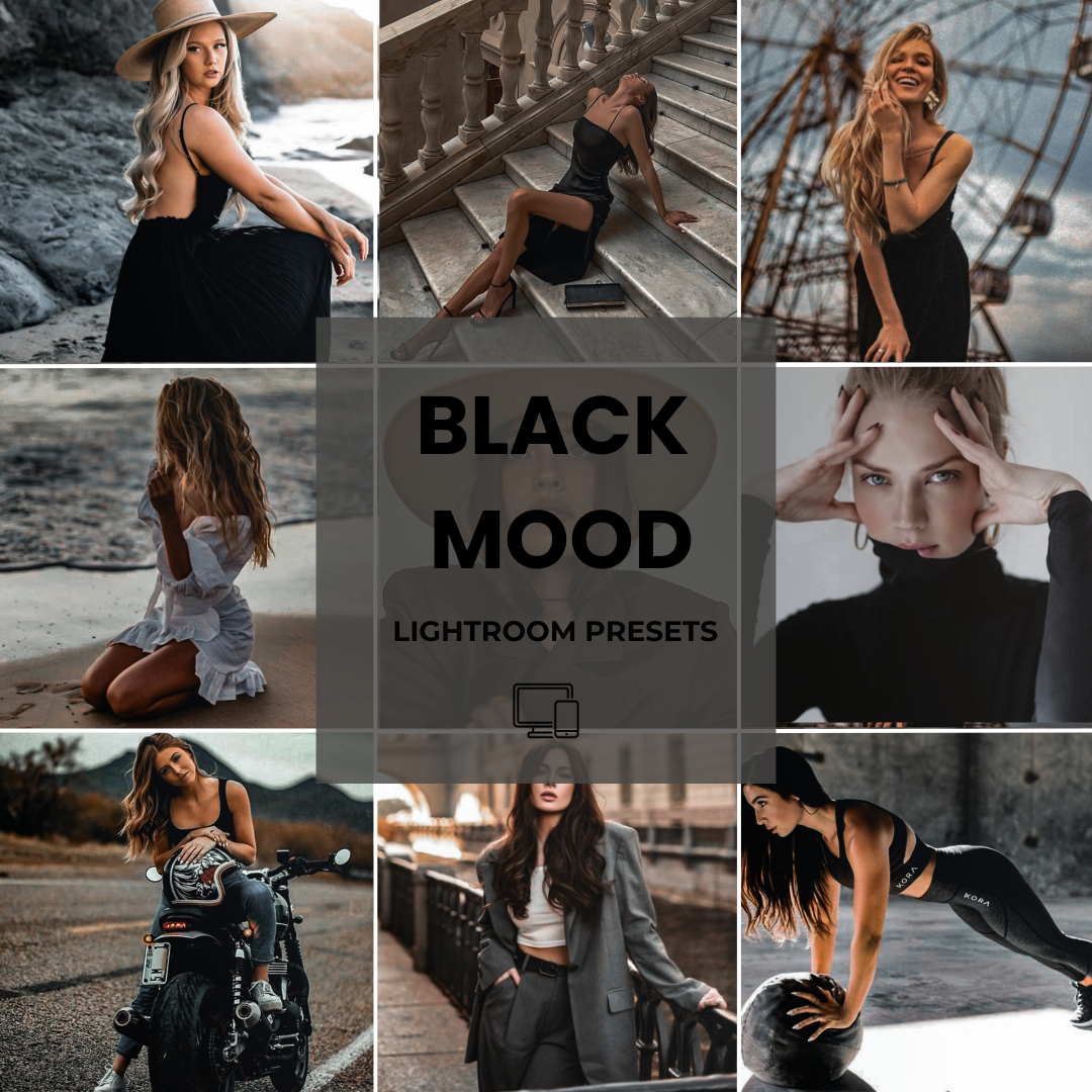 BLACK MOOD LIGHTROOM PRESETS