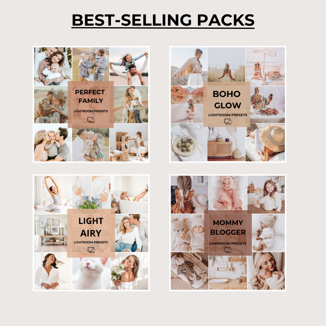 INFLUENCER MUST-HAVE 21 PACKS (200+ PRESETS)