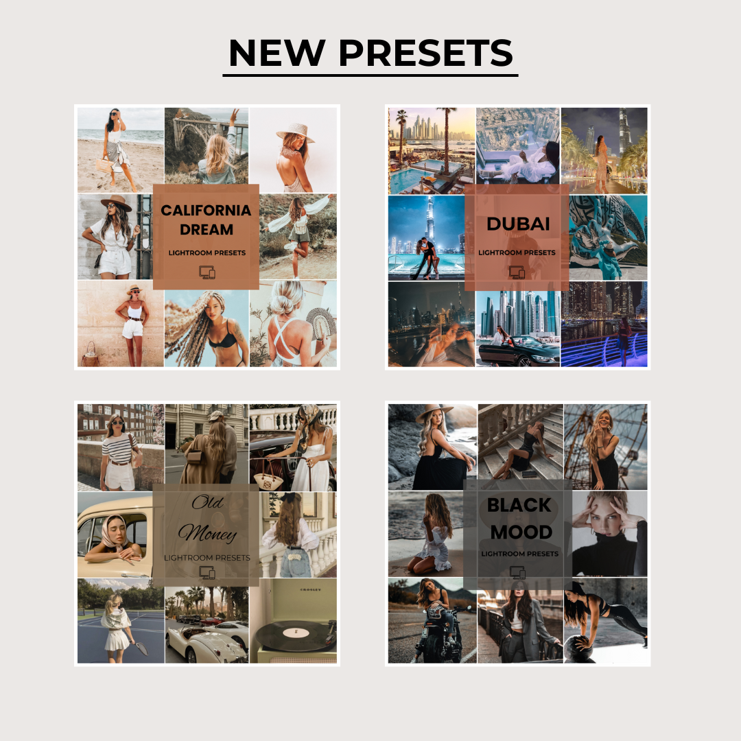 INFLUENCER MUST-HAVE 21 PACKS (200+ PRESETS)